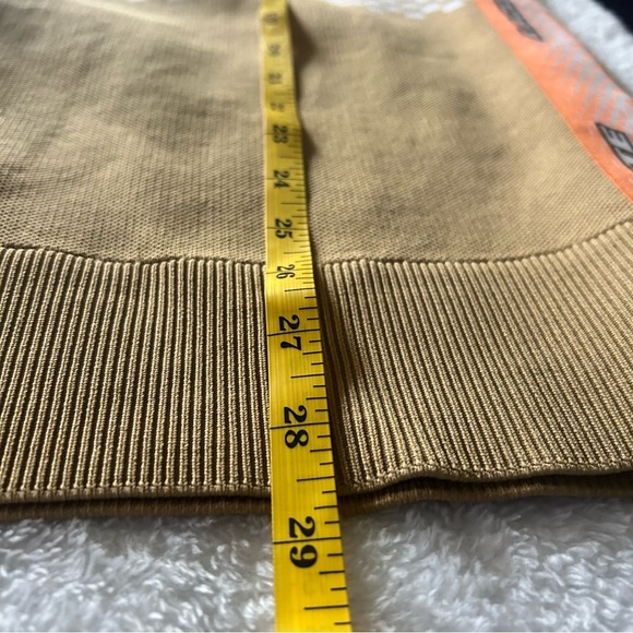 Lacoste polo shirt | Large | tan orange white | Like New - Picture 4 of 10